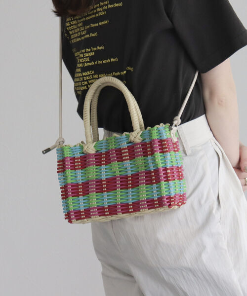 Casselini（キャセリーニ）の「【CASSELINI/キャセリーニ】チューブカゴショルダーバッグ（ショルダーバッグ・レディース・ブラック系その他/ブルー系その他/ベージュ系その他・FREE）」の8枚目の写真