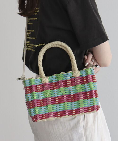 Casselini（キャセリーニ）の「【CASSELINI/キャセリーニ】チューブカゴショルダーバッグ（ショルダーバッグ・レディース・ブラック系その他/ブルー系その他/ベージュ系その他・FREE）」の10枚目の写真