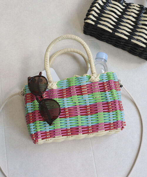 Casselini（キャセリーニ）の「【CASSELINI/キャセリーニ】チューブカゴショルダーバッグ（ショルダーバッグ・レディース・ブラック系その他/ブルー系その他/ベージュ系その他・FREE）」の6枚目の写真