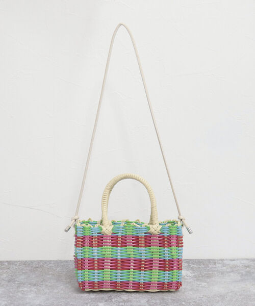 Casselini（キャセリーニ）の「【CASSELINI/キャセリーニ】チューブカゴショルダーバッグ（ショルダーバッグ・レディース・ブラック系その他/ブルー系その他/ベージュ系その他・FREE）」の13枚目の写真