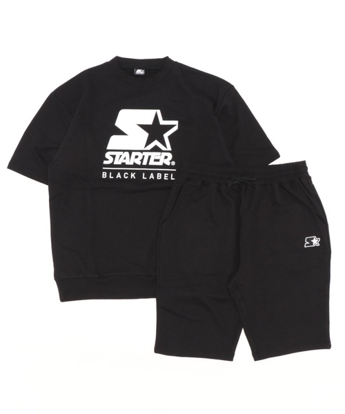 STARTER BLACK LABEL（スターターブラックレーベル）の「STARTER BLACK LABEL 半袖セットアップ（スウェット・メンズ・グレー系その他/グレー/グリーン/ブラック系その他/ネイビー/ブラック/ブラック系その他2/ブラック系その他4/ブラック系その他3/グレー系その他2/グレー系その他3/グレー系その他4/ストーン/アイボリー/オフホワイト・L/M/XL）」の6枚目の写真