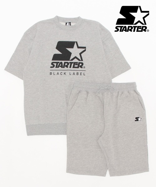 STARTER BLACK LABEL（スターターブラックレーベル）の「STARTER BLACK LABEL 半袖セットアップ（スウェット・メンズ・グレー系その他/グレー/グリーン/ブラック系その他/ネイビー/ブラック/ブラック系その他2/ブラック系その他4/ブラック系その他3/グレー系その他2/グレー系その他3/グレー系その他4/ストーン/アイボリー/オフホワイト・L/M/XL）」の11枚目の写真