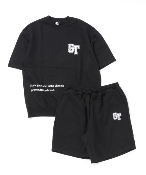 STARTER BLACK LABEL（スターターブラックレーベル）の「STARTER BLACK LABEL 半袖セットアップ（スウェット・メンズ・グレー系その他/グレー/グリーン/ブラック系その他/ネイビー/ブラック/ブラック系その他2/ブラック系その他4/ブラック系その他3/グレー系その他2/グレー系その他3/グレー系その他4/ストーン/アイボリー/オフホワイト・L/M/XL）」の7枚目の写真