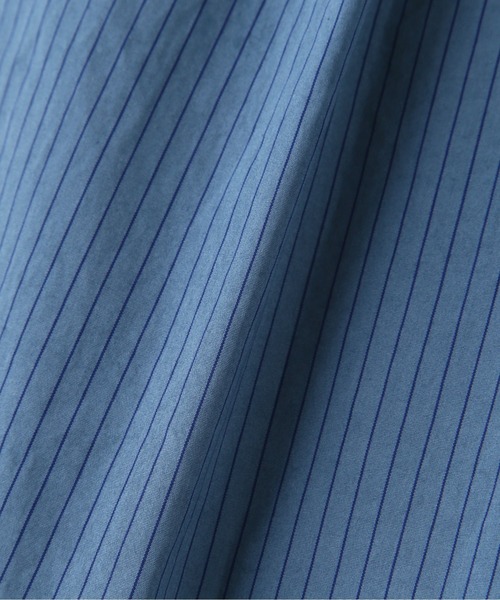 YOKE(ヨーク)の「YOKE/ヨーク/Garment Dye Stripe Belted Wide Shorts(その他パンツ・メンズ・グリーン/ライトグリーン/ブルー・1)」の12枚目の写真