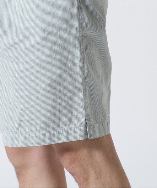 YOKE(ヨーク)の「YOKE/ヨーク/Garment Dye Stripe Belted Wide Shorts(その他パンツ・メンズ・グリーン/ライトグリーン/ブルー・1)」の19枚目の写真