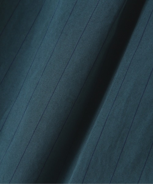 YOKE(ヨーク)の「YOKE/ヨーク/Garment Dye Stripe Belted Wide Shorts(その他パンツ・メンズ・グリーン/ライトグリーン/ブルー・1)」の10枚目の写真