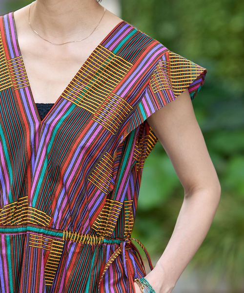 IENA LA BOUCLE リングプリントワンピース IENA LA BOUCLE ワンピース プリントワンピース : ZOZOTOWN