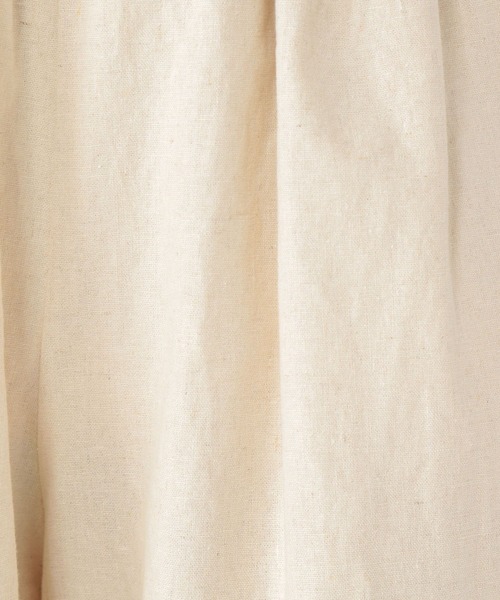 studio CLIP（スタディオクリップ）の「ノルマンディリネン混裾フリルパンツ（その他パンツ・レディース・アイボリー/ブラック/ブルー/ピンク・FREE）」の18枚目の写真