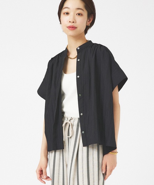 qualite（カリテ）の「プリーツTブラウス（シャツ/ブラウス・レディース・ブラック/ベージュ/ホワイト・フリー）」の21枚目の写真