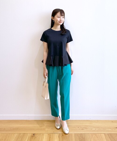 アイスタッチフレアスリーブニット【UV/接触冷感/アンチピリング/洗濯機洗い可】