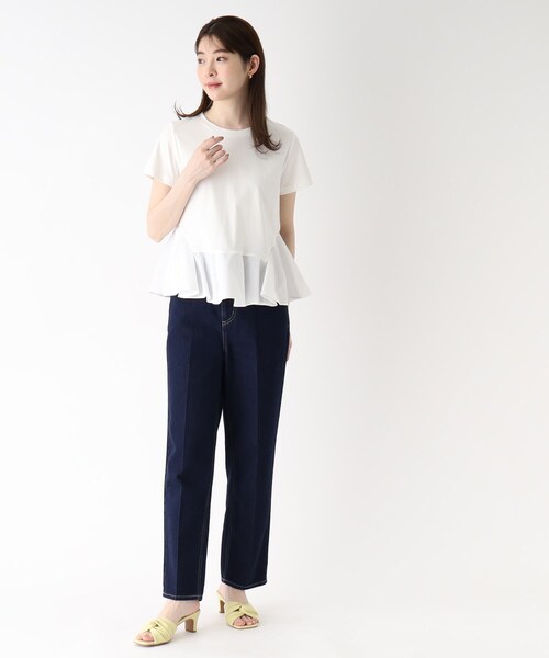 アイスタッチフレアスリーブニット【UV/接触冷感/アンチピリング/洗濯機洗い可】