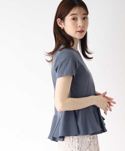 アイスタッチフレアスリーブニット【UV/接触冷感/アンチピリング/洗濯機洗い可】