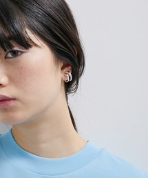 【LES BIJOUX】ダブルラインイヤリング