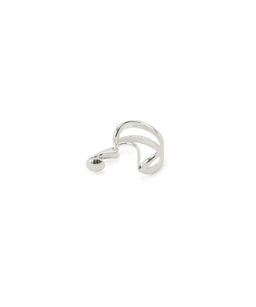 ADAM ET ROPE'(アダムエロペ)の「【LES BIJOUX】ダブルラインイヤリング(イヤリング・レディース・シルバー/ゴールド・FREE)」の5枚目の写真