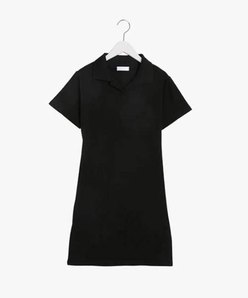 SONA（ソナ）の「SONA ワンポイントバックリボン半袖ミニワンピース（ワンピース・レディース・ブラック/ネイビー/ピンク・FREE）」の2枚目の写真