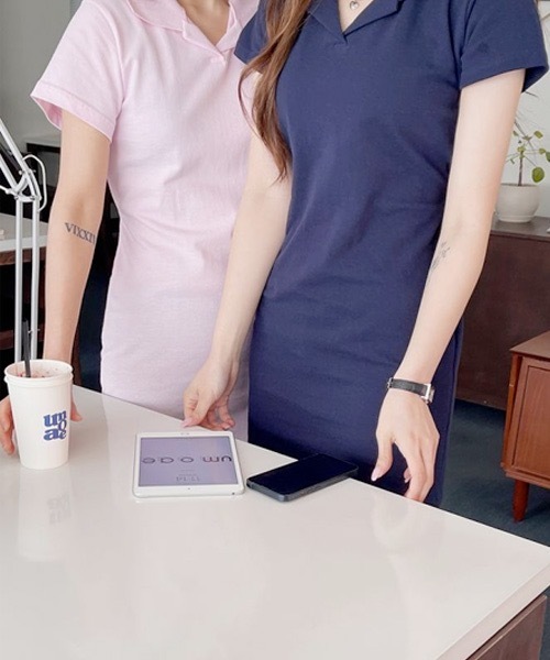 SONA（ソナ）の「SONA ワンポイントバックリボン半袖ミニワンピース（ワンピース・レディース・ブラック/ネイビー/ピンク・FREE）」の21枚目の写真