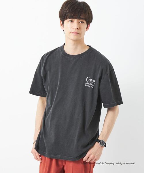 GOOD ROCK SPEED（グッドロックスピード）の「【別注】＜GOOD ROCK SPEED＞コカ･コーラ® 70's ロゴ 半袖 Tシャツ（Tシャツ/カットソー・メンズ・ブラック・M/L/XL）」の4枚目の写真
