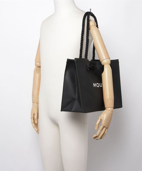 MOUSSY（マウジー）の「MOUSSY F/L SHOPPER バッグ（トートバッグ・レディース・ブラック・FREE）」の5枚目の写真