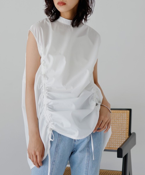 セール】ドロストギャザーブラウス（シャツ/ブラウス）｜hellam（へ ...