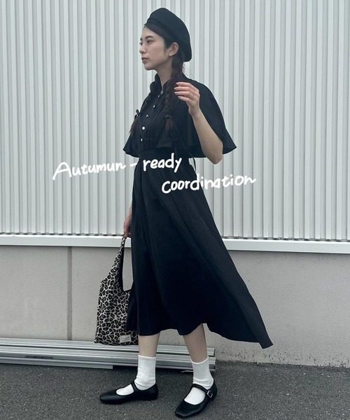 La-gemme(ラジェム)の「ラッフルフリルワンピース(ワンピース・レディース・ベージュ/ピンク/ブルー/ブルー系その他/ブラック系その他・M/L)」の20枚目の写真