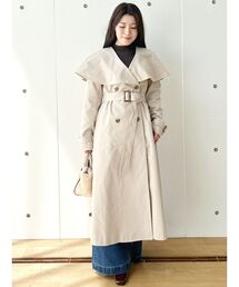 MERCURYDUO | 3WAYビッグカラートレンチコート(トレンチコート)