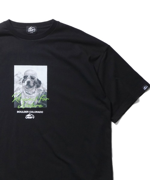CAMP7(キャンプセブン)の「CAMP7 PHOTO TEE(Tシャツ/カットソー・メンズ・ホワイト/ブラック・MEDIUM/X-LARGE/LARGE)」の1枚目の写真