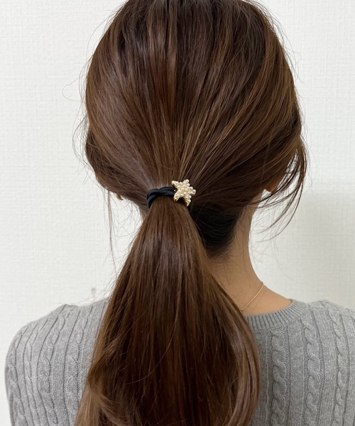 LINFA　（リンファ）の「【Peony/ピオニー】/ヒトデヘアゴム（ヘアゴム・レディース・ピンク/シルバー/その他/ブラック/ピンクゴールド/ゴールド・FREE）」の8枚目の写真