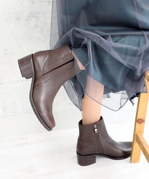 MODE KAORI（モードカオリ）の「【本革】【防滑 蓄熱保温】サイドゴムブーツ/55077（ブーツ）」