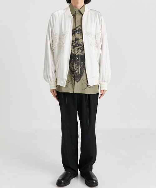 TAAKK/ターク】TAPE EMBROIDERY SOUVENIR JACKET/テープエン