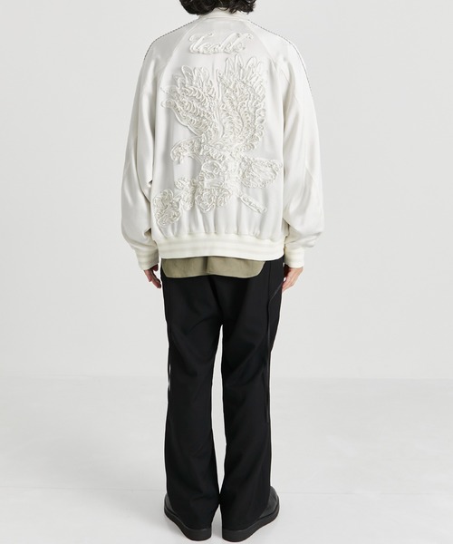 TAAKK/ターク】TAPE EMBROIDERY SOUVENIR JACKET/テープエン