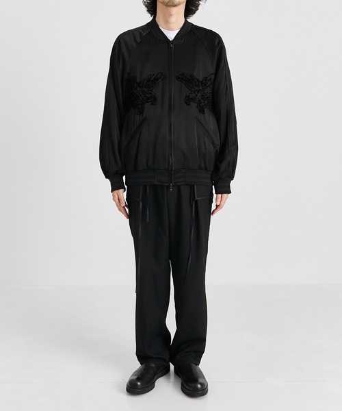 TAAKK/ターク】TAPE EMBROIDERY SOUVENIR JACKET/テープエン
