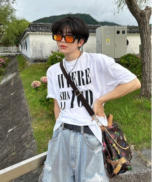 STRAY SHEEP（ストレイシープ）の「[STRAY SHEEP]オリジナルグラフィックTシャツ（Tシャツ/カットソー・レディース・ホワイト/その他/その他1/その他2/その他3/その他4/その他6/その他5・MEDIUM/LARGE）」の4枚目の写真