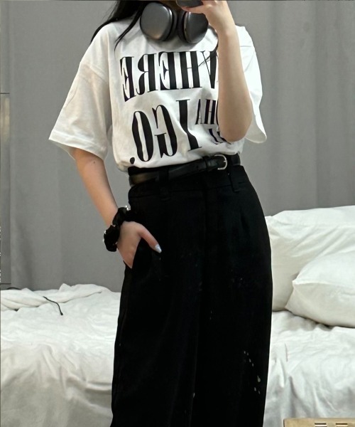 STRAY SHEEP（ストレイシープ）の「[STRAY SHEEP]オリジナルグラフィックTシャツ（Tシャツ/カットソー・レディース・ホワイト/その他/その他1/その他2/その他3/その他4/その他6/その他5・MEDIUM/LARGE）」の22枚目の写真