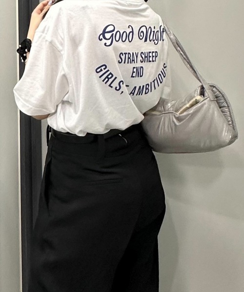 STRAY SHEEP（ストレイシープ）の「[STRAY SHEEP]オリジナルグラフィックTシャツ（Tシャツ/カットソー・レディース・ホワイト/その他/その他1/その他2/その他3/その他4/その他6/その他5・MEDIUM/LARGE）」の14枚目の写真