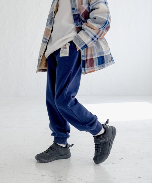 FRUIT OF THE LOOM（フルーツオブザルーム）の「【Fruit Of The Loom】別注スウェットパンツ(KIDS)（スウェットパンツ・キッズ・グレー/ネイビー/パープル・110cm/120cm/130cm/140cm）」の3枚目の写真