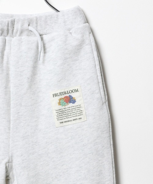 FRUIT OF THE LOOM（フルーツオブザルーム）の「【Fruit Of The Loom】別注スウェットパンツ(KIDS)（スウェットパンツ・キッズ・グレー/ネイビー/パープル・110cm/120cm/130cm/140cm）」の10枚目の写真