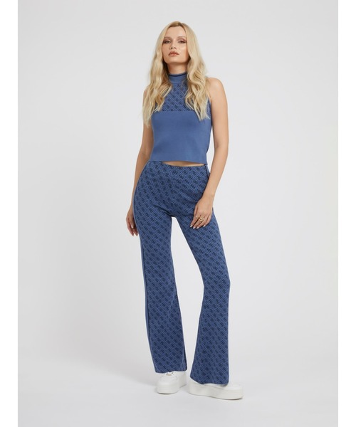 Guess（ゲス）の「Lise Quattro G Logo Sweater Pant（その他パンツ・レディース・ベージュ/ブルー・MEDIUM/X-SMALL/SMALL）」の8枚目の写真