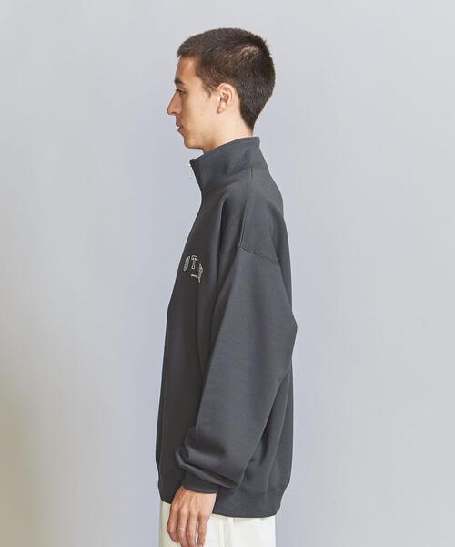 BEAUTY&YOUTH UNITED ARROWS（ビューティーアンドユースユナイテッドアローズ）の「【WEB限定】ワンポイントロゴ ハーフジップ スウェット（スウェット・メンズ・ナチュラル/ダークグレー/オレンジ/ライトグレー・L/XL/S/M）」の6枚目の写真