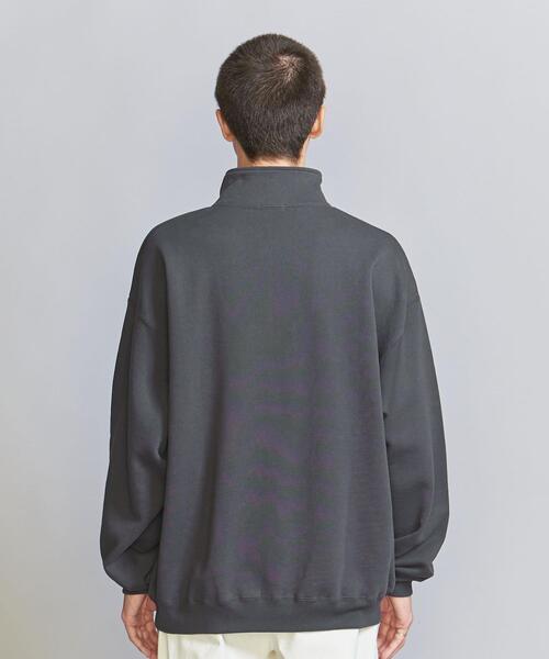 BEAUTY&YOUTH UNITED ARROWS（ビューティーアンドユースユナイテッドアローズ）の「【WEB限定】ワンポイントロゴ ハーフジップ スウェット（スウェット・メンズ・ナチュラル/ダークグレー/オレンジ/ライトグレー・L/XL/S/M）」の7枚目の写真