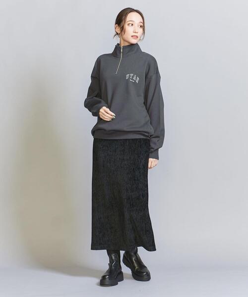 BEAUTY&YOUTH UNITED ARROWS（ビューティーアンドユースユナイテッドアローズ）の「【WEB限定】ワンポイントロゴ ハーフジップ スウェット（スウェット・メンズ・ナチュラル/ダークグレー/オレンジ/ライトグレー・L/XL/S/M）」の13枚目の写真