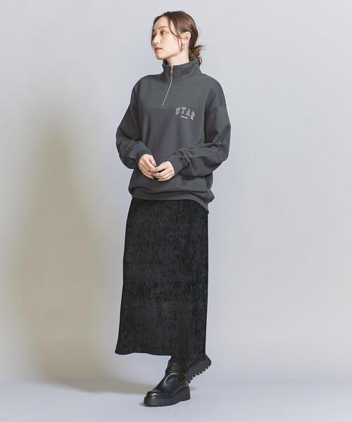 BEAUTY&YOUTH UNITED ARROWS（ビューティーアンドユースユナイテッドアローズ）の「【WEB限定】ワンポイントロゴ ハーフジップ スウェット（スウェット・メンズ・ナチュラル/ダークグレー/オレンジ/ライトグレー・L/XL/S/M）」の14枚目の写真