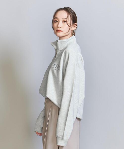 BEAUTY&YOUTH UNITED ARROWS（ビューティーアンドユースユナイテッドアローズ）の「【WEB限定】ワンポイントロゴ ハーフジップ スウェット（スウェット・メンズ・ナチュラル/ダークグレー/オレンジ/ライトグレー・L/XL/S/M）」の18枚目の写真