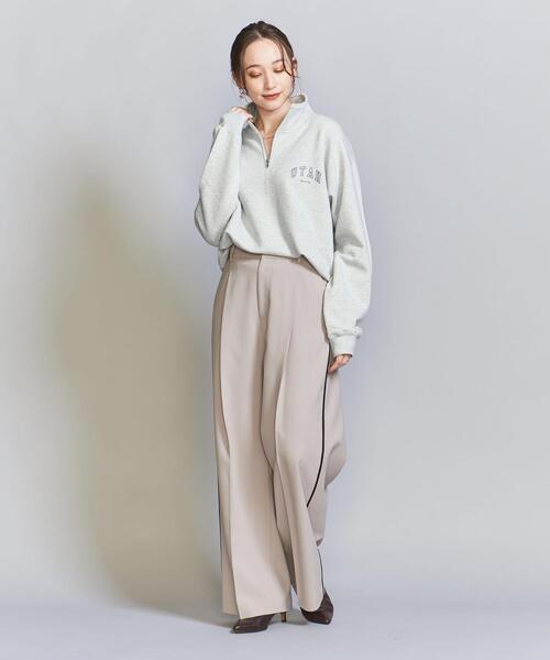 BEAUTY&YOUTH UNITED ARROWS（ビューティーアンドユースユナイテッドアローズ）の「【WEB限定】ワンポイントロゴ ハーフジップ スウェット（スウェット・メンズ・ナチュラル/ダークグレー/オレンジ/ライトグレー・L/XL/S/M）」の19枚目の写真