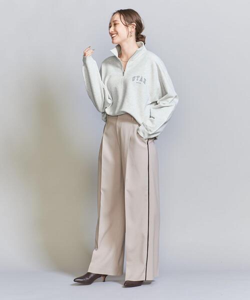 BEAUTY&YOUTH UNITED ARROWS（ビューティーアンドユースユナイテッドアローズ）の「【WEB限定】ワンポイントロゴ ハーフジップ スウェット（スウェット・メンズ・ナチュラル/ダークグレー/オレンジ/ライトグレー・L/XL/S/M）」の20枚目の写真