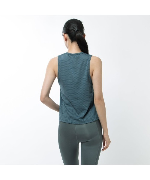 Reebok（リーボック）の「パーフォレイティド タンクトップ / Perforated Tank Top（タンクトップ・レディース・インディゴブルー/ブラック・X-LARGE/MEDIUM/SMALL/LARGE/X-SMALL）」の4枚目の写真