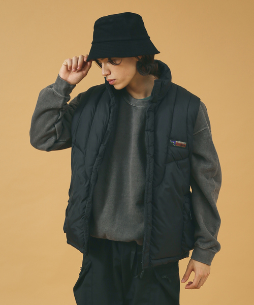 ABAHOUSE(アバハウス)の「【RUBEN/ルーベン】FAKE SUEDE BUCKET HAT/フェイクスウェードバケットハット/ユニセックス/RUS-2236(キャップ・メンズ・ブラック/アイボリー/ベージュ・フリー)」の5枚目の写真