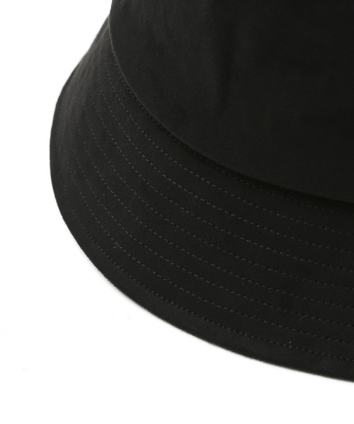 ABAHOUSE(アバハウス)の「【RUBEN/ルーベン】FAKE SUEDE BUCKET HAT/フェイクスウェードバケットハット/ユニセックス/RUS-2236(キャップ・メンズ・ブラック/アイボリー/ベージュ・フリー)」の9枚目の写真