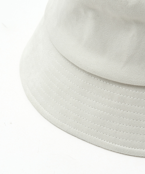 ABAHOUSE(アバハウス)の「【RUBEN/ルーベン】FAKE SUEDE BUCKET HAT/フェイクスウェードバケットハット/ユニセックス/RUS-2236(キャップ・メンズ・ブラック/アイボリー/ベージュ・フリー)」の13枚目の写真