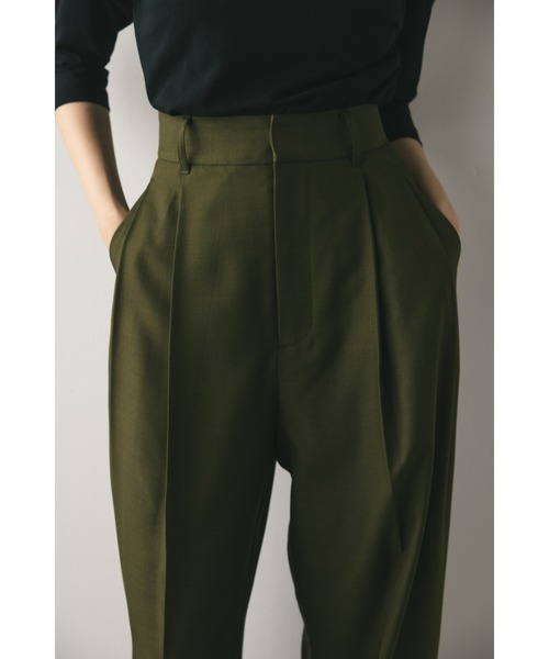 STYLEMIXER（スタイルミキサー）の「ベーシック2タックスラックス（スラックス・レディース・アイボリー/グレー/ベージュ/カーキ・SMALL/X-SMALL/MEDIUM）」の17枚目の写真