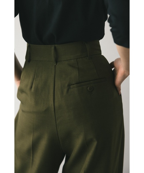 STYLEMIXER（スタイルミキサー）の「ベーシック2タックスラックス（スラックス・レディース・アイボリー/グレー/ベージュ/カーキ・SMALL/X-SMALL/MEDIUM）」の21枚目の写真